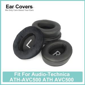 오디오 테크니카 용 이어 패드 ATH-AVC500 ATH 헤드폰 쿠션 단백질 벨벳 양모 폼