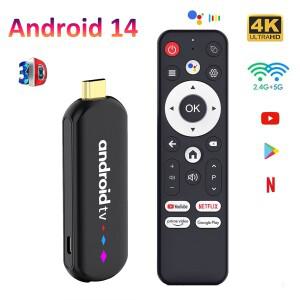 안드로이드 TV 스틱 H96 Max S905L3 쿼드코어 14 음성 비서 지원 4K 스트리밍 스마트 호환 2GB 16GB