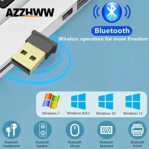 무선 USB 블루투스 어댑터 동글 5.4/5.3/5.1/5.0 PC 노트북 스피커용 오디오 수신기 송신기