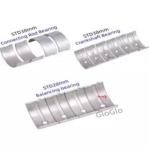 28mm 밸런싱 베어링 커넥팅 로드 크랭크샤프트 가와사키 닌자650 R ER-6F KLE650 EN650 Z650 RS 용