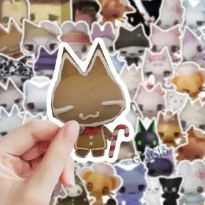 60PCS 만화 이노우에 토로 귀여운 고양이 스티커 DIY 전화 노트북 수하물 스케이트 보드 낙서 데칼