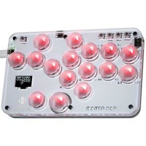 SEHAWEI HAUTE42 ARCADE STICK S16 ALL-BUTTON GAMERFINGER CUSTOM RGB 지원 | 핫스왑 터보 기능 및 SOCD 지원 PC / PS3 PS4 SWITCH STEAM 호환