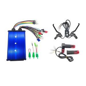 전기 자전거 삼륜차 전동 스쿠터 브러시리스 모터 컨트롤러 키트 36V-72V 2000W-3000W (스로틀 및 브레이크