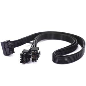 XPG ATADA 모듈형 케이블 600W 90도 PCIe 5.0 12VHPWR  4 PSU 전원 2 8핀 ~ 16핀 ATX3.0 지원 RTX3090Ti