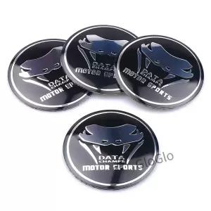 4 pcs 자동차 스타일링 모터 스포츠 바이퍼 로고 휠 허브 센터 캡 스티커 닷지 srt gts ram 충전기 챌린저