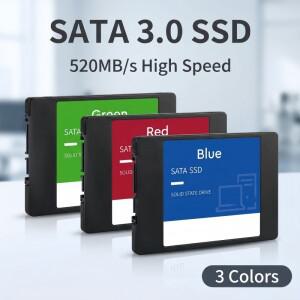 새 상품 2.5인치 SATA3 SSD 내장형 솔리드 스테이트 드라이브 (노트북/데스크탑용) - 120GB 500GB 하드 디