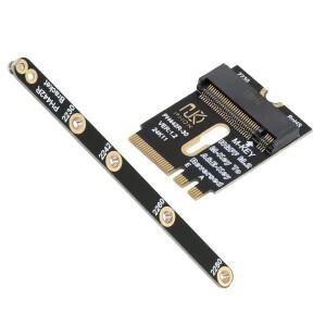 미니 PC M.2 A/E 키 NVMe SSD 어댑터 캘리퍼 WiFi 슬롯 - PCIE 4.0 x4 컨버터 알루미늄 방열판 노트북 확장