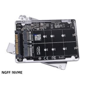 알루미늄 스틸 케이스 PCIe 3.0 x4 M.2-U.2(SFF-8639) 어댑터 카드 M.2 NVME NGFF PCI-E SATA 2230 2262 SS