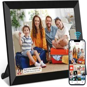 32GB FRAMEO 10.1인치 스마트 WiFi 디지털 포토프레임 1280x800 IPS LCD 터치스크린 세로·가로 자동 회전
