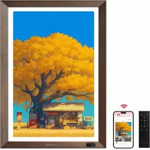 THOMSON 디지털 포토 프레임 21.5인치 1920 x 1080 FHD IPS 1.6 GHz 16 9 리모컨 모션 센서 자동 회전 32GB
