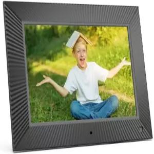 KEIAN 10.1인치 디지털 포토 프레임 넓은 시야각 IP LCD 패널 모션 센서 탑재. KDP10.1-N01-BK (Black)