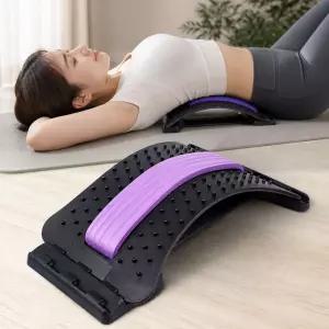 4단계 척추 교정기 허리 스트레칭 운동기구 바른자세 마사지기 바른 처리 지압 굽은등 굽은등펴기 일자