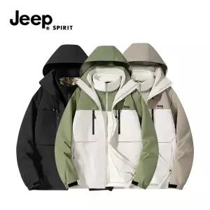 JEEP SPIRIT  3in1 바람막이+후리스 내피세트 방수점퍼 바람막이 후드집업 등산자켓
