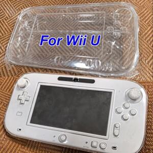 [호환품]Wii U 게임 패드 용 1PCS 보호용 투명 크리스탈 소프트 케이스 커버 스킨 쉘 WIIU PC 액세서리와