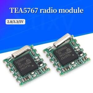 DC5V TEA5767 FM 스테레오 수신기 모듈 Arduino MCU DIY 자동차 오디오 76-108MHz용 I2C 인터페이스