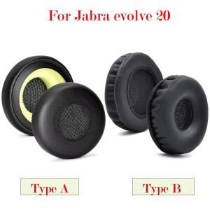 [호환품]Jabra Evolve 20 20se 30 30II 40 65 Uc Ms 헤드셋용 교체용 단백질 가죽 이어 패드 쿠션 커버 이