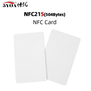 [호환품]10/50pcs NFC 카드 Ntag215 215 504바이트 13.56mHz 화웨이 호환 공유 ios13 개인 자동화 단축키