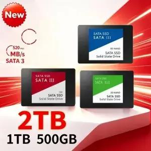 1TB SATA 하드 드라이브 SSD 대용량 저장장치 노트북용 내장형 솔리드 스테이트 안전한 용량