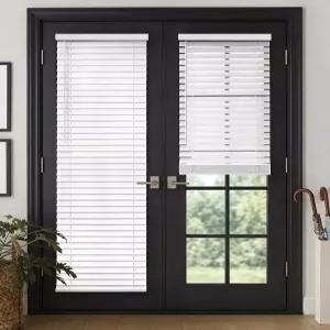 LazBlinds 인조 우드 블라인드 71.1cm x 182.9cm 화이트