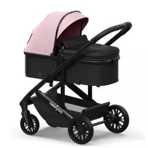 newyoo Nestro 516M 2-in-1 유아용 컨버터블 유모차 프라메트 모드 블랙
