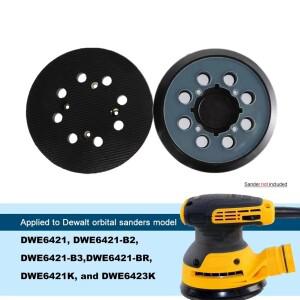 1개 5인치 125mm 8홀 샌더 백킹 패드 후크 앤 루프 DWE6423 오비탈 샌딩 플레이트용