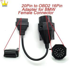 BMW 20핀용 OBD 어댑터 - 16핀 암 커넥터 E36 E39 X5 Z3 케이블 빠른 배송