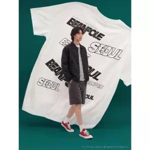 [백화점정품] 빈폴 BEANPOLE MEN PAPER PRESS X 백프린트 코치 아우터 - 블랙 BC6364K0