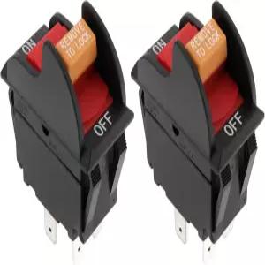 ECSiNG 2pcs SW7A 테이블 톱 온오프 토글 스위치 12A/20A 250V 델타 489105-00 료비 호환