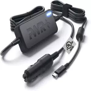 Dell Latitude용 USB-C CAR 충전기 5420 3520 5520 7520 7420 9510 크롬북 3100 XPS 9370 9570 Pro 14 16