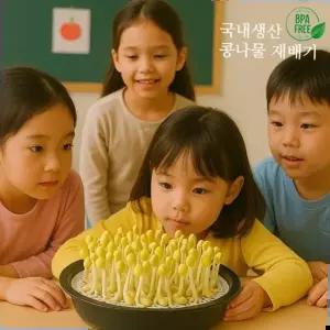 기르기 국내생산 콩나물 재배기 집에서 새싹 키우기 유치원