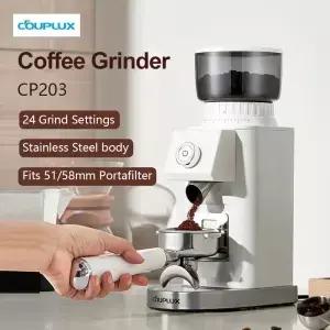 Couplux 커피 그라인더 정밀 그라인딩 기능을 갖춘 가정용 분리형 깔때기 스탠드 220V