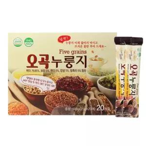 쌍지뜰 오곡누룽지 25gx20스틱)