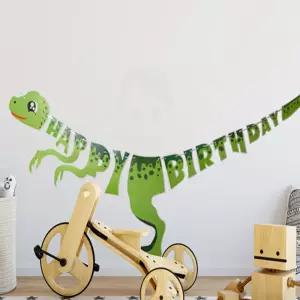 소노샵 공룡 테마 가랜드 그린색 생일파티용품 생일파티준비물