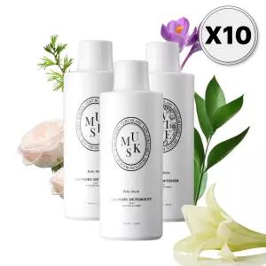 베르블랑 유아세탁 머스크 세제2+화이트 유연제1, X10 BNS