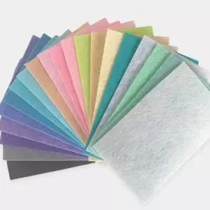 DIY 파스텔 펠트지 A4 20색 세트 공예 만들기 재료 종이 펠트공예재료
