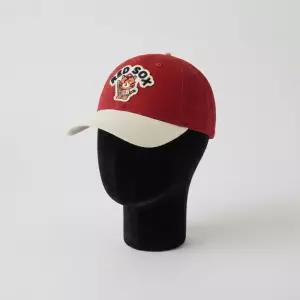 MLB 키즈 메가베어 프렌즈 배색 볼캡 보스턴 레드삭스 D.RED COP 7ACPC066N 43RDD