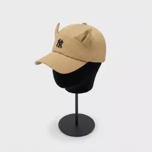 MLB 키즈 여아 미야옹 로고 볼캡 뉴욕양키스 SAND COP 7FCPB506N 50SAS
