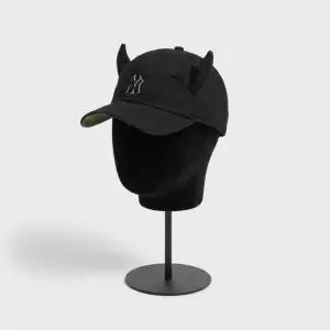 MLB 키즈 여아 미야옹 로고 볼캡 뉴욕양키스 BLACK COP 7FCPB506N 50BKS
