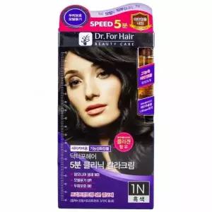 헤어염색 칼라크림 5분 닥터포헤어 크림염색 클리닉 1N-흑색(1373)
