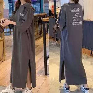 (스타일하우스)원피스 OPS 빅사이즈 데일리 오버핏 체형커버 롱원피스