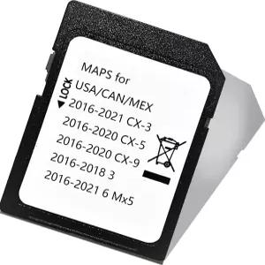 Latest Navigation SD Card Compatible with (2016-21)-Cx3 2016-22 -Mx5 2016-18 -3 -6