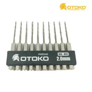 스텐기리 스텐드릴날 임팩 SUS 티타늄 HSS M35 드릴비트 2.0mm 10pcs+1