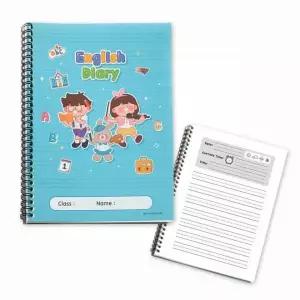 넓은칸 3줄 영어일기장 영어쓰기 노트
