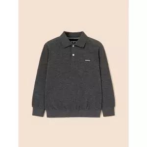 [BEANPOLE KIDS] [Essential] Daily soft 칼라넥 티셔츠  애쉬 (BI6941UE44)
