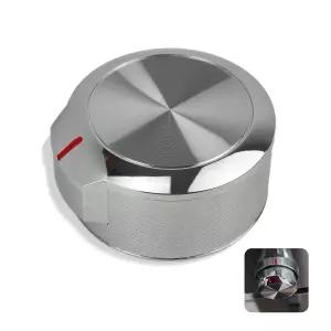 HLZDS W11156487 스토브 노브 교체용 1개 세트 금속 오븐 Whirlpool KitchenAid 레인지와 호환 제어