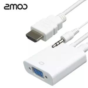 COMS HDMI to VGA 영상 모니터 컨버터 오디오지원 영상편집 SLBFB47