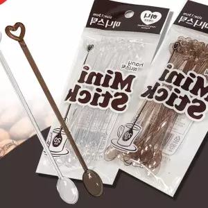 13cm 머들러 티스푼 미니스틱20p 스틱 커피막대 커피스푼 SL70CC2