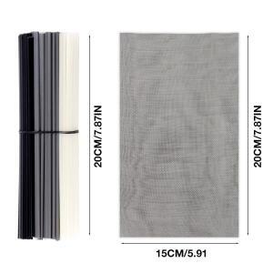 55/110pcs 플라스틱 용접봉 ABS/PP/PVC/PE 스틱 스테인레스 짠 금속 메시 범퍼 수리 용품