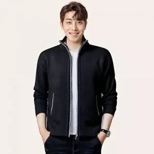 데일리룩 니트 기모 안감 남성 간절기 지퍼 집업 자켓 가디건 카디건 니트집업