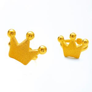 순금 돌 백일 크라운 모양 아기반지  24k 99.9% 1.875g 반지